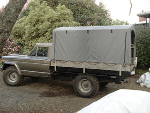 small truck canvas  canopy  cover 1